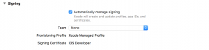 automatically manages signing