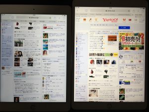 iPad Pro 10.5インチとiPad Air 2の比較8