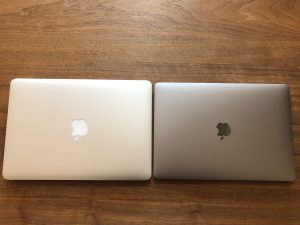 MacbookPro（2017年モデル）とMacbookPro（2014年モデル）の比較1