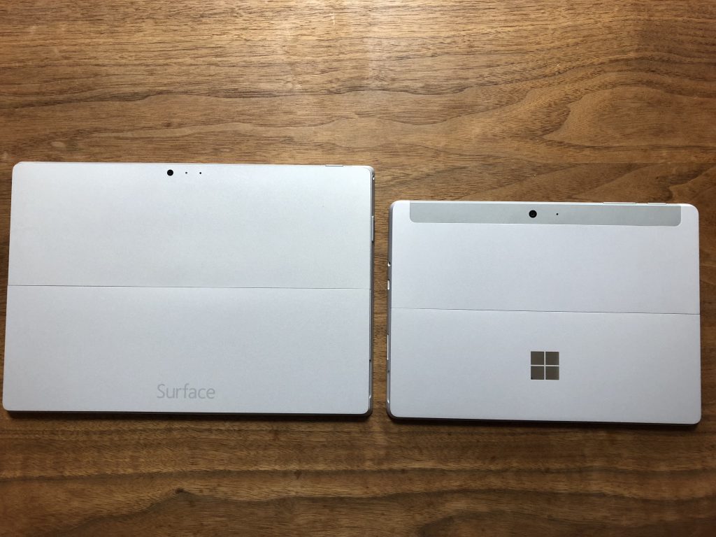 Surface GoとSurface Pro3を比較3