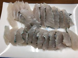 奄美大島の釣り旅行記【2019年4月】アオブダイの刺身