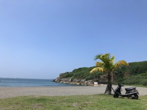 高雄旅行記6日間の5~6日目の旗津のビーチ