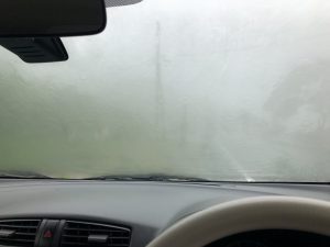 宇検村で豪雨に遭遇