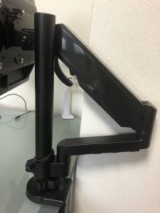 HUANUO PC モニター アーム 液晶ディスプレイ アーム ガススプリング式 ガス圧式 17～32インチ対応 耐荷重1-8kg