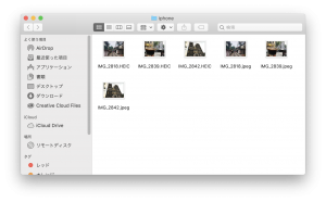 HEICからJPEGに変換された結果