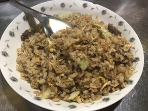 寧夏夜市のチャーハン