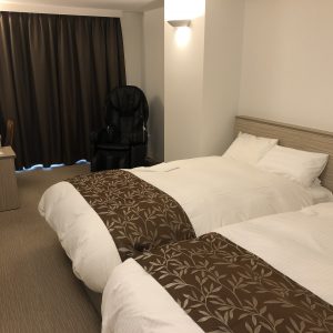 ホテルサンリバー四万十のツインの部屋