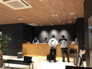 ホテルサンリバー四万十のロビー