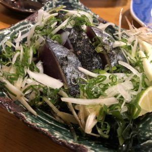 味劇場ちかのカツオのタタキ