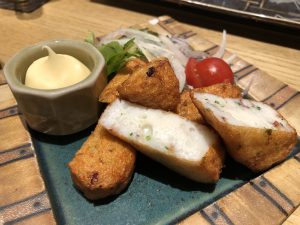 亜紗 出島店のすり身揚げ