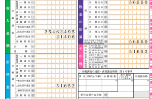 確定申告書B第三表