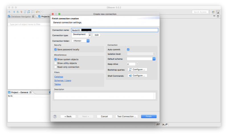 MacのDBeaverにてAmazon Redshiftを最速で使う方法