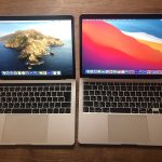 M1のMacBook Airと2019年モデルのMacBook Proを比較