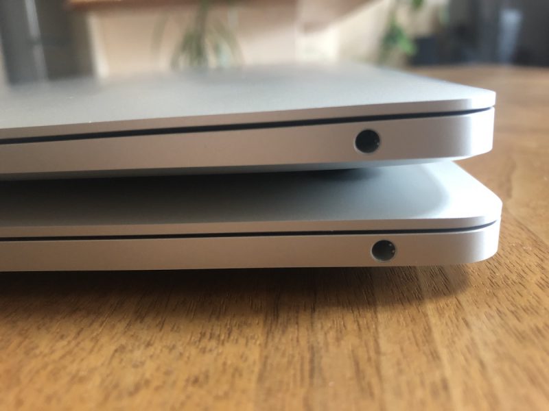 M1のMacBook Airと2019年モデルのMacBook Proを比較
