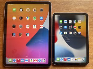iPadmini6とiPadAir4の比較
